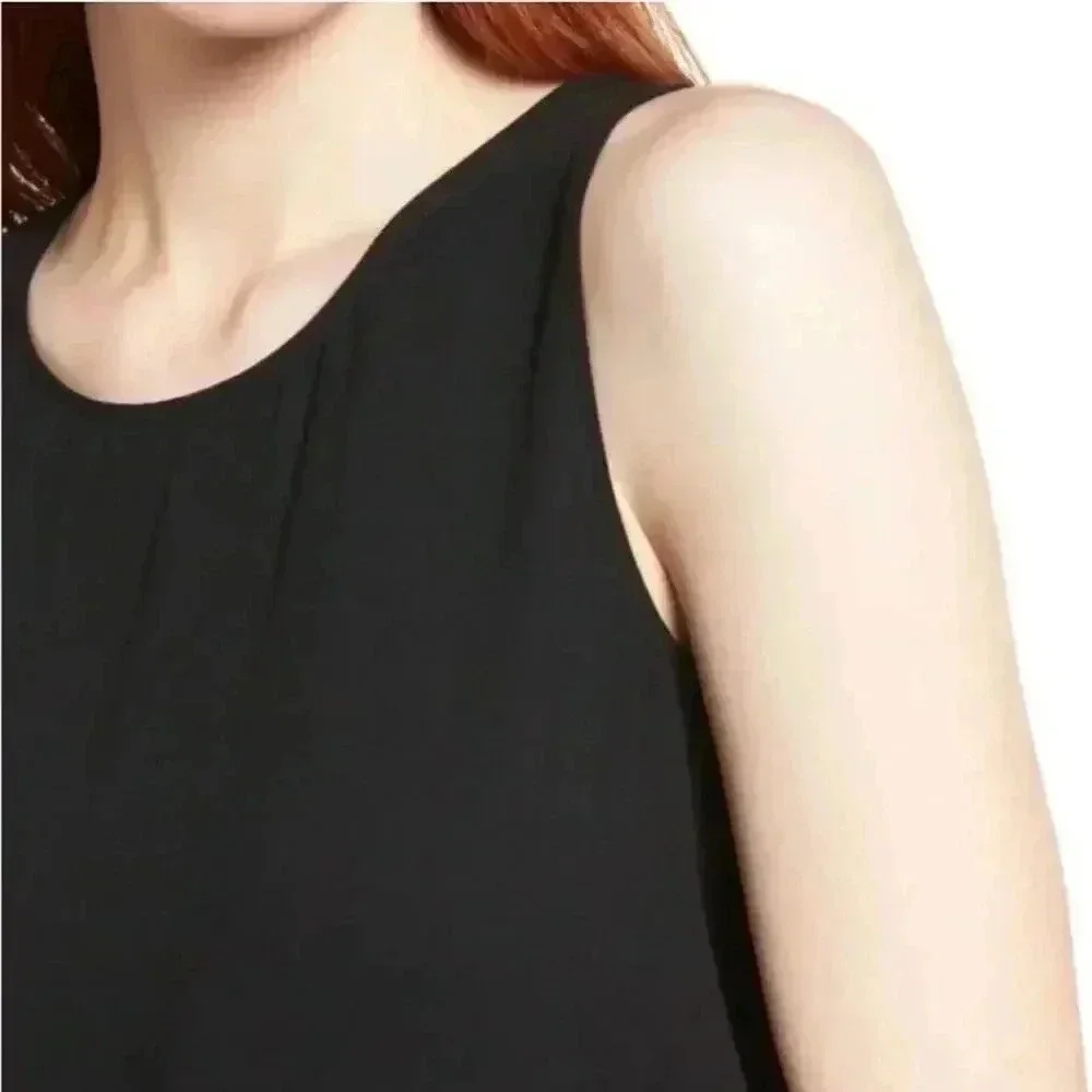 HALOGEN A-LINE DRESS IN BLACK - M - EUC